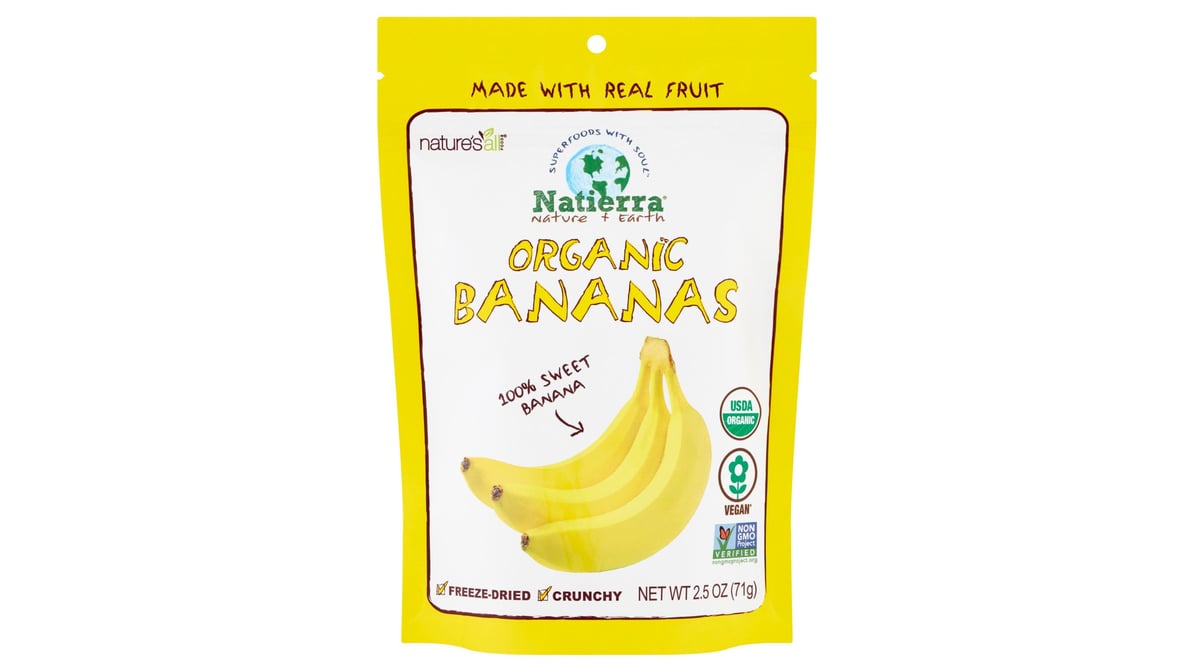 Order Natierra Freeze-Dried Organic Bananas