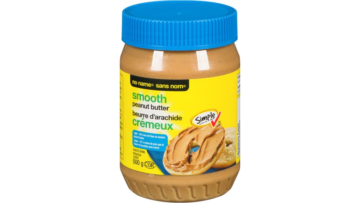 No Name Smooth Peanut Butter - 500 g