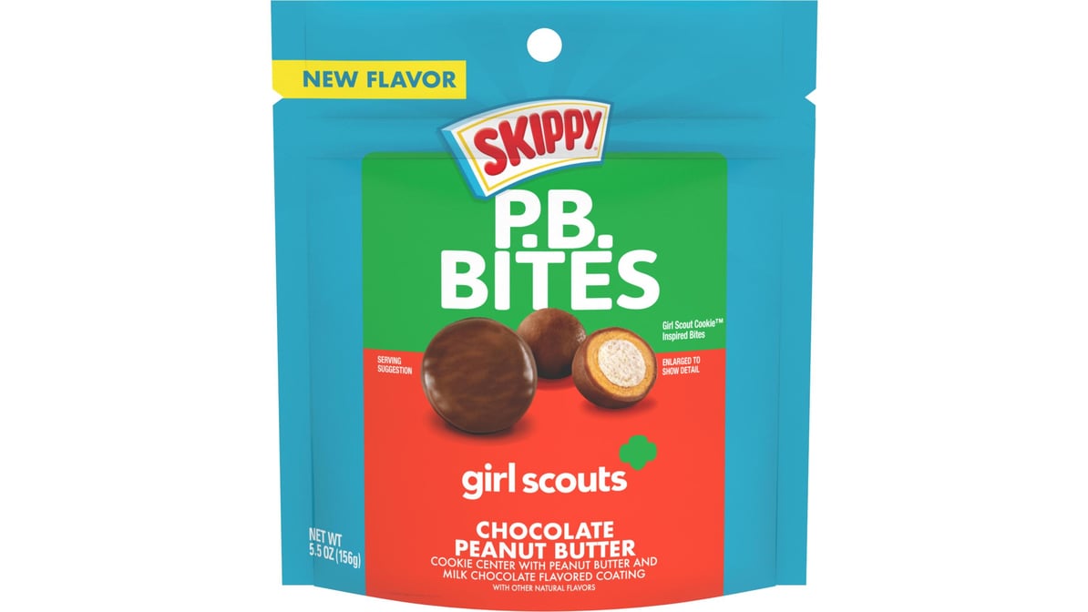 Skippy Girl Scouts Chocolate P.B. Bites (5.5 Oz) | Delivery Near Me ...