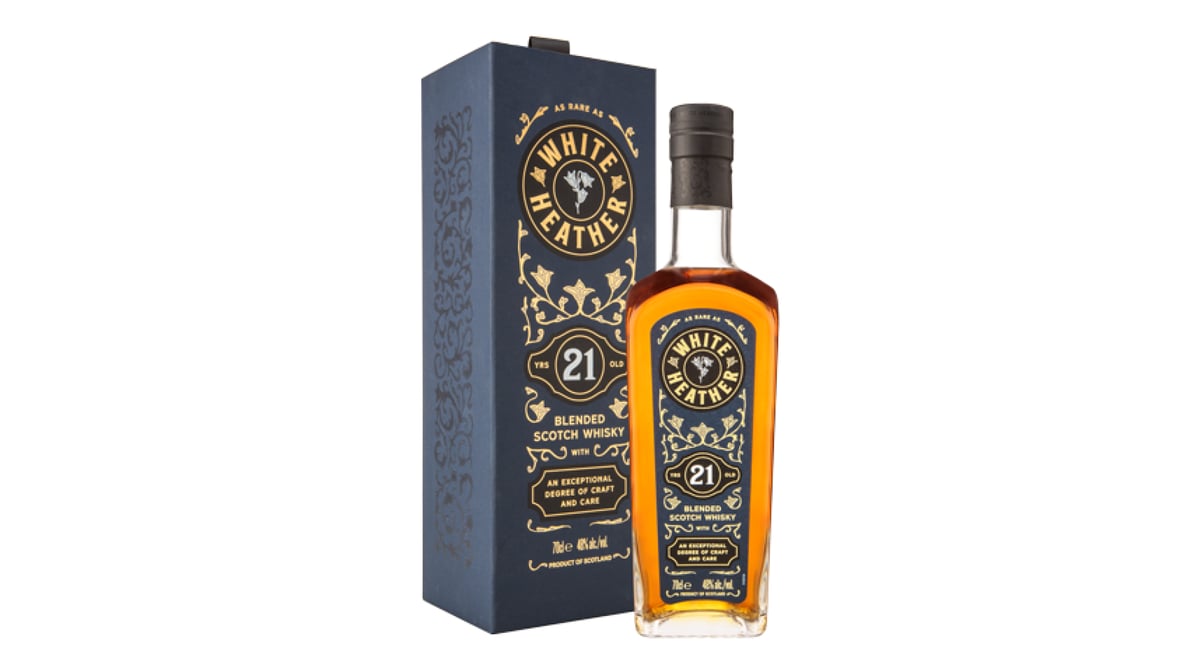 White Heather 21 Years Blended Scotch Whisky Bottle (700 ml)