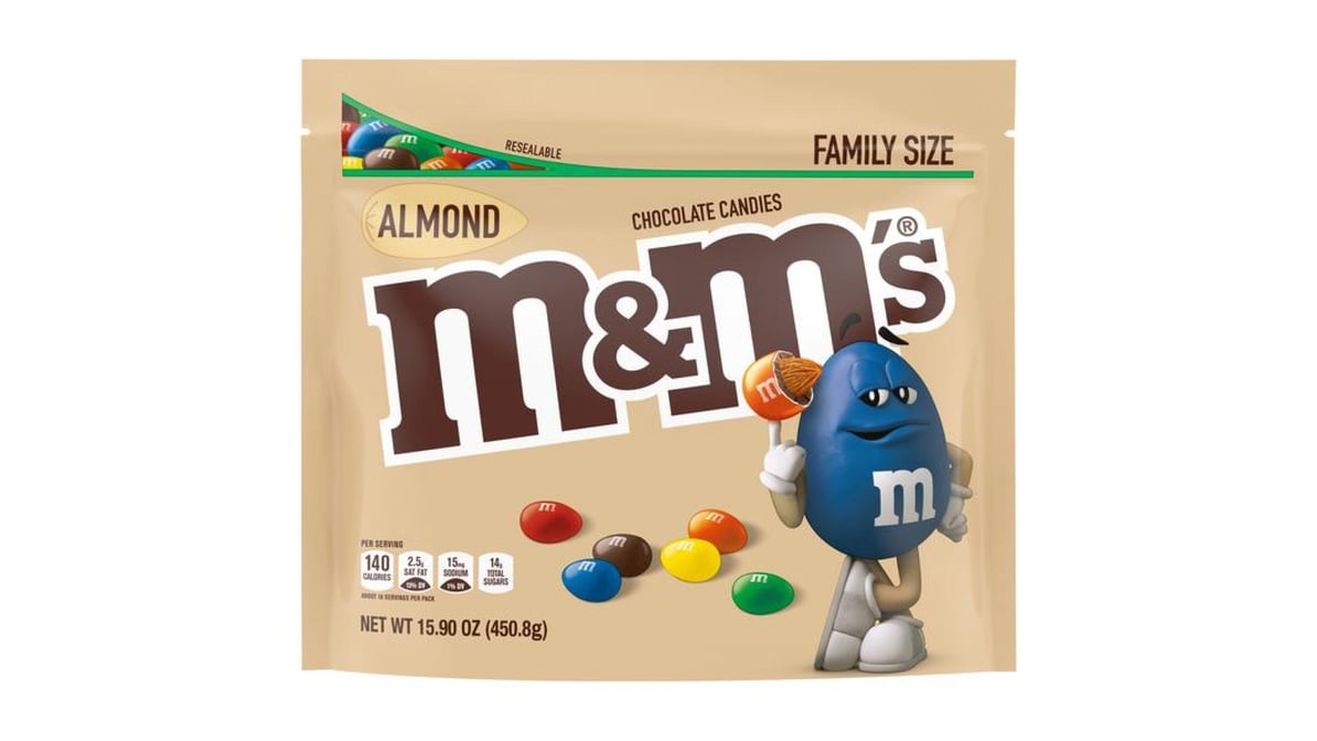 Save on M&M's Almond Chocolate Candies Sharing Size Order Online Delivery