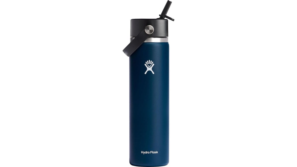 24 oz hydro fashion flask white