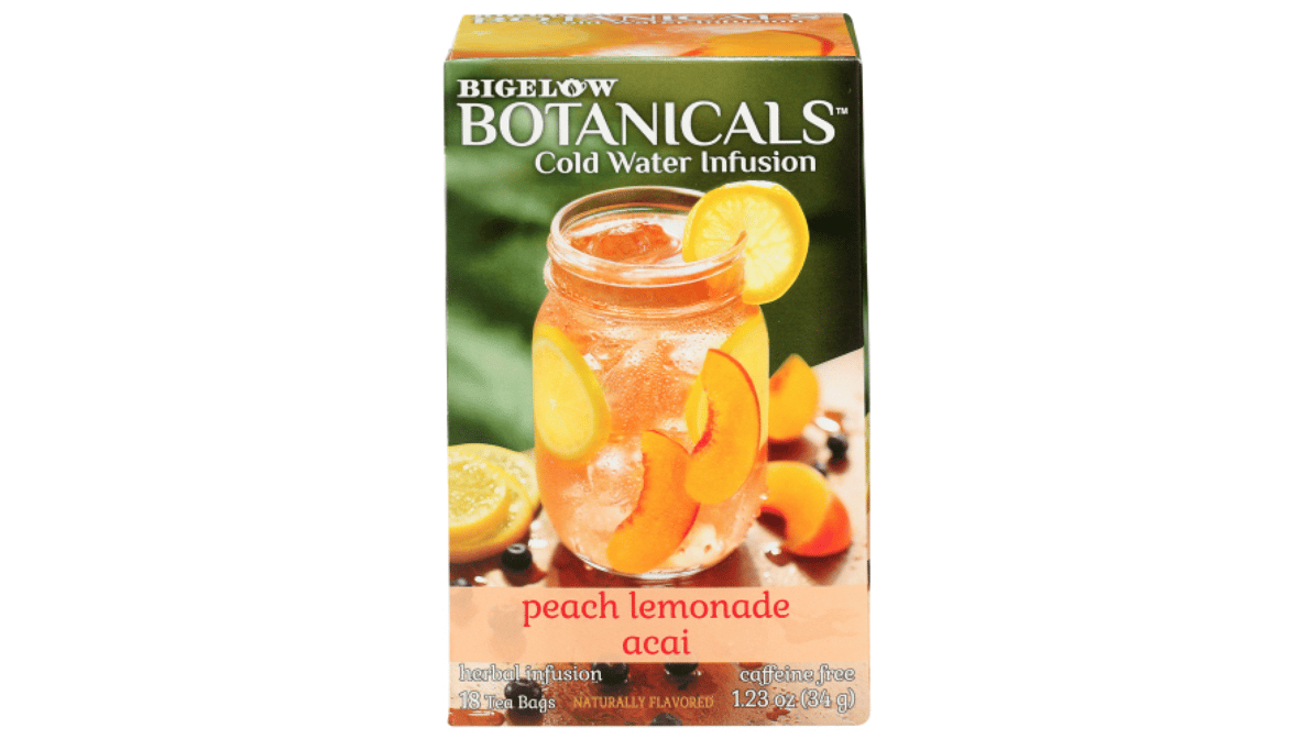 Bigelow Perfect Peach Herbal Tea (20 ct) Delivery - DoorDash