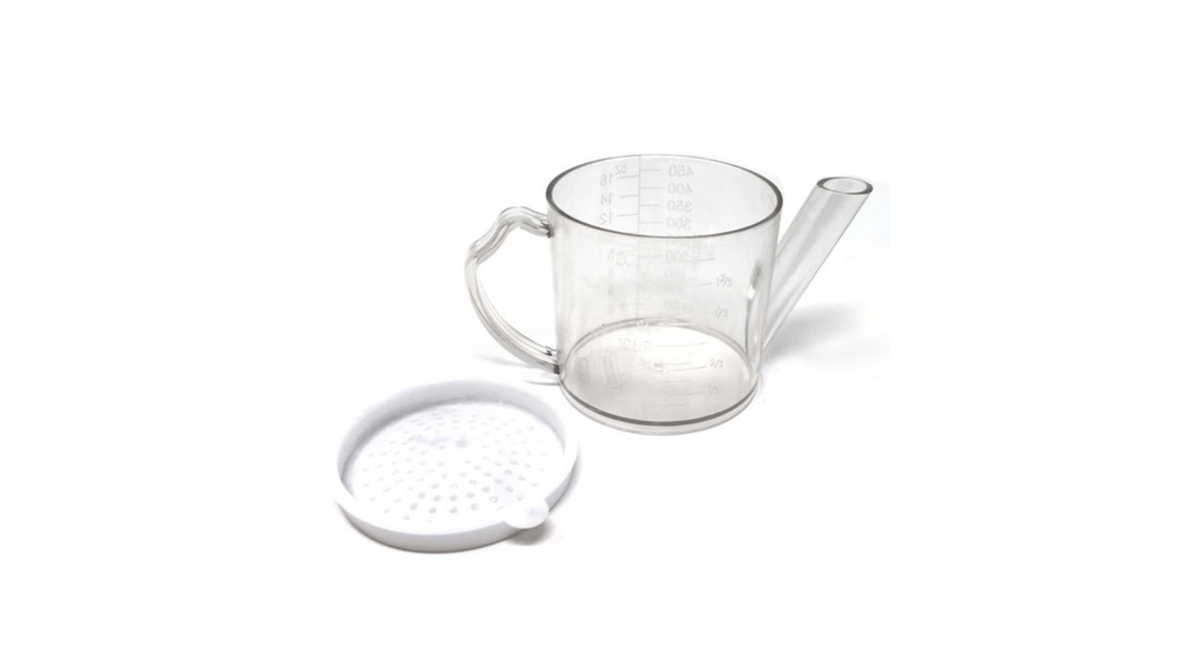 Norpro Glass Gravy Separator with Strainer