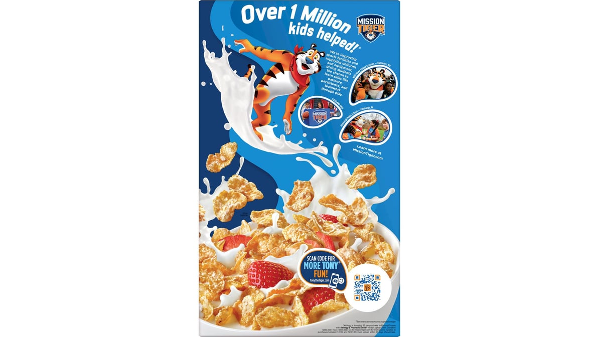 Kellogg's Frosted Flakes Strawberry Milkshake Breakfast Cereal