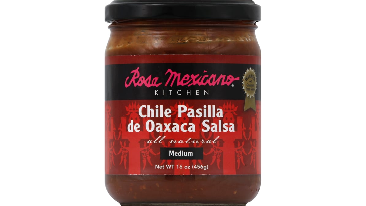 Rosa Mexicano Kitchen All Natural Medium Chile Pasilla De Oaxaca Salsa (16  oz) | Delivery Near Me - Doordash