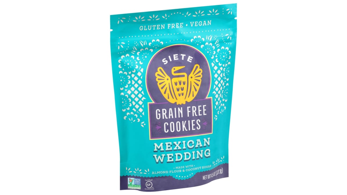 Siete Cookies, Grain Free, Mexican Wedding - 4.5 oz