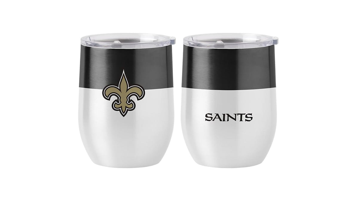 New Orleans Saints - 16oz Stemless Wine Glass