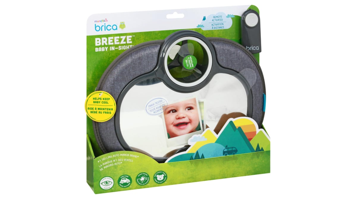 Brica shops baby mirror with remote