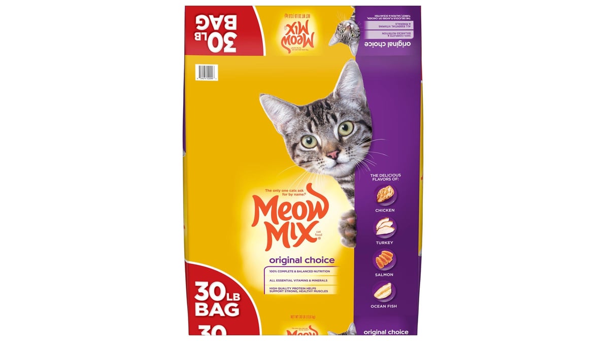 30 lb bag of meow mix best sale