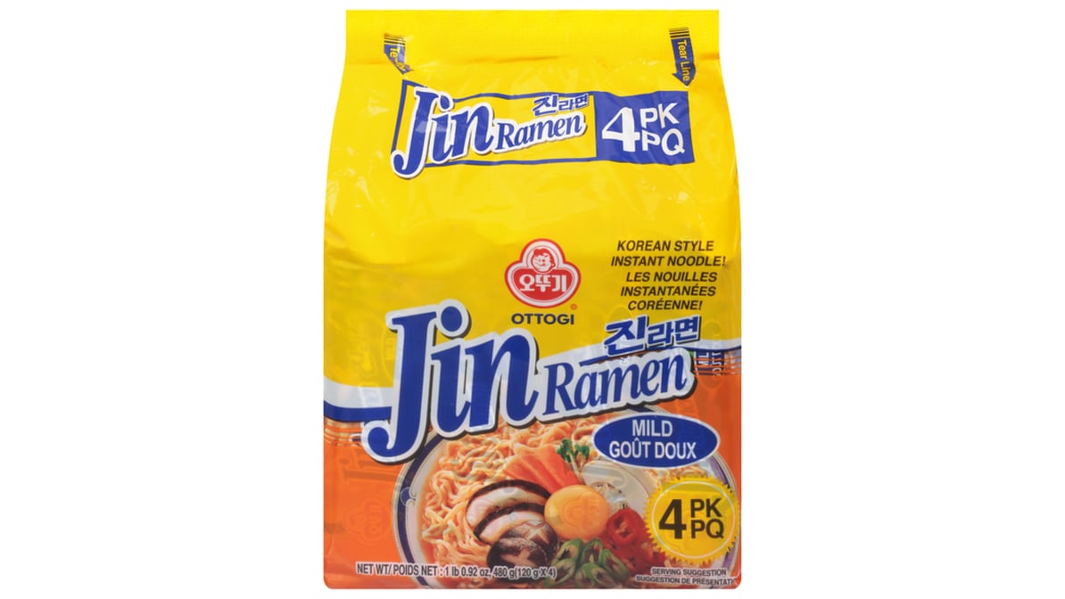 Ottogi Instant Jin Ramen Mild, 4.23 oz