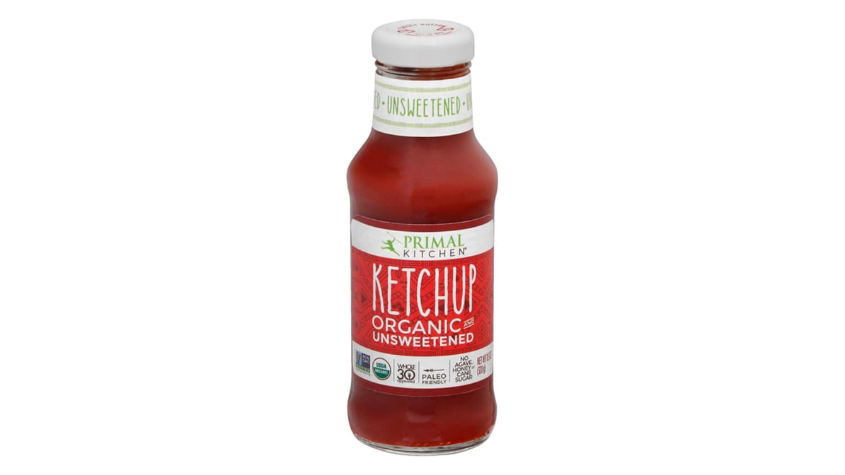Primal Kitchen Ketchup, Organic & Unsweetened, Spicy - 11.3 oz