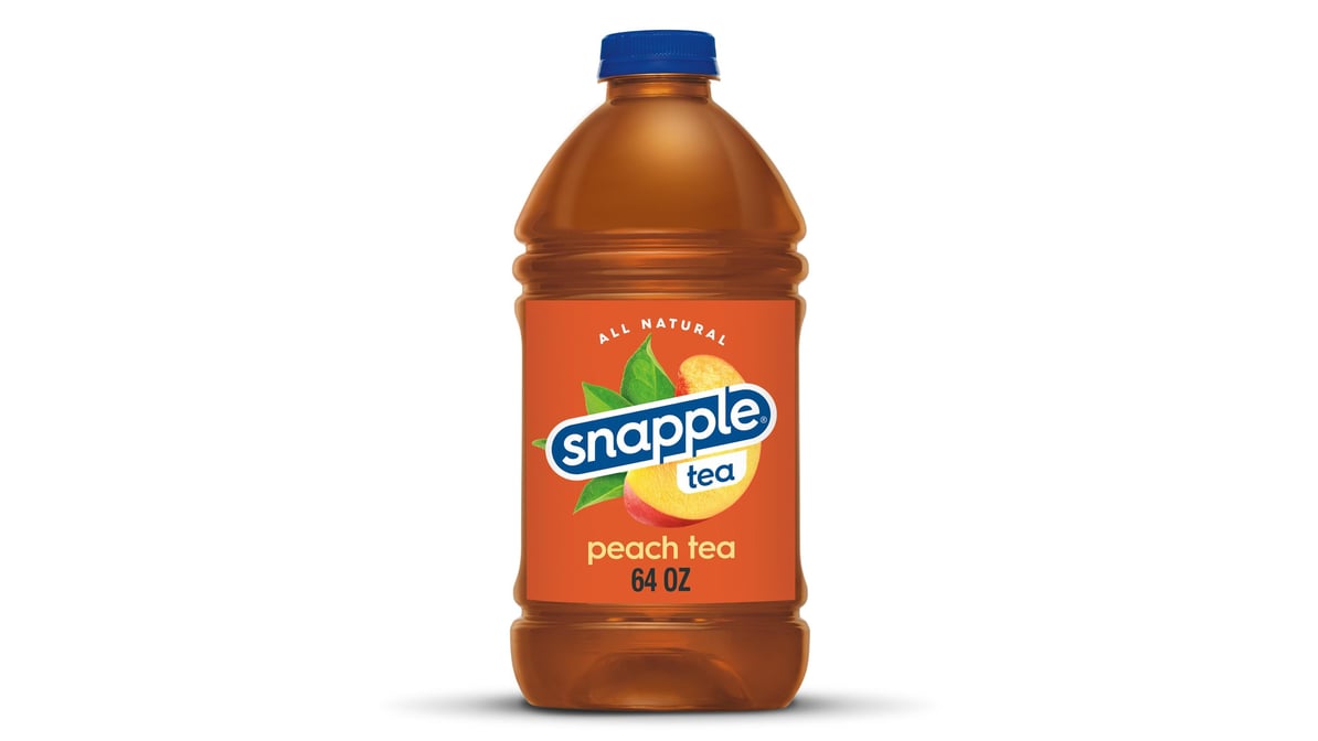 Snapple All Natural Peach Iced Tea (16 oz x 6 ct) Delivery - DoorDash