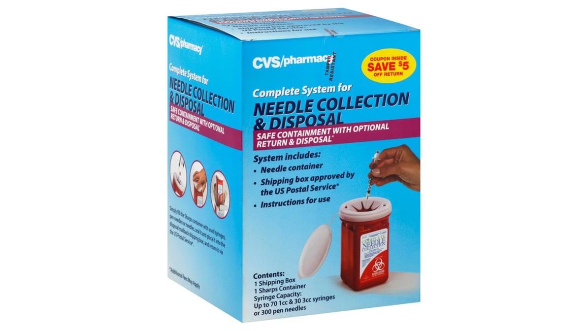 CVS Health Needle Collection & Disposal Complete System