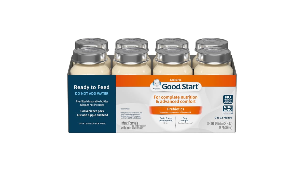 Gerber start gentle ready fashion to feed