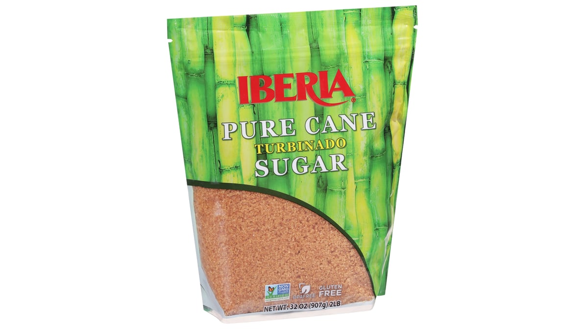 Iberia Gluten Free Pure Turbinado Raw Cane Sugar 20 oz