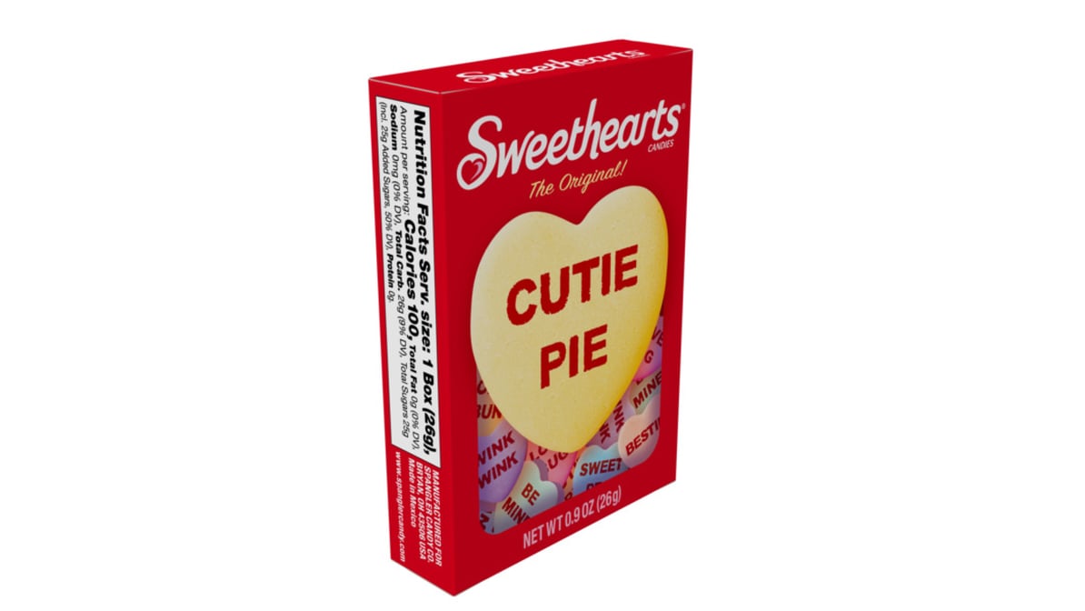 Sweethearts The Original Cutie Pie Candies (0.9 oz) | Delivery Near Me -  Doordash