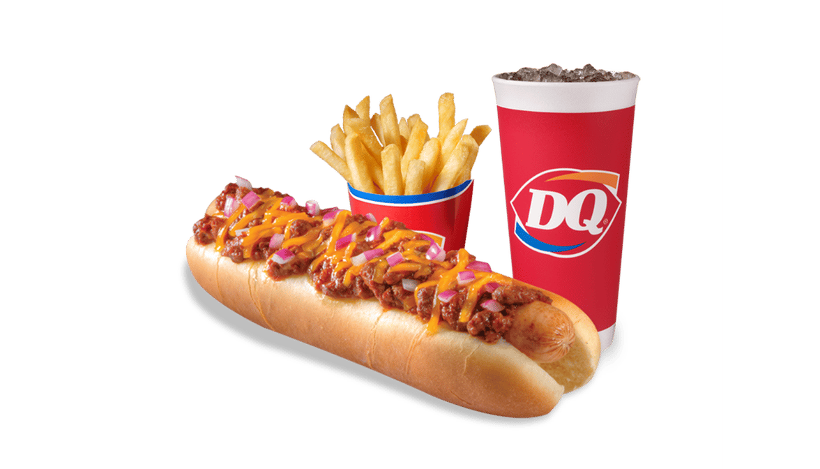 Order DQ Hot Dogs, Chili Dogs, Chili Cheese Dogs, Bacon Cheese Dogs, Delivery