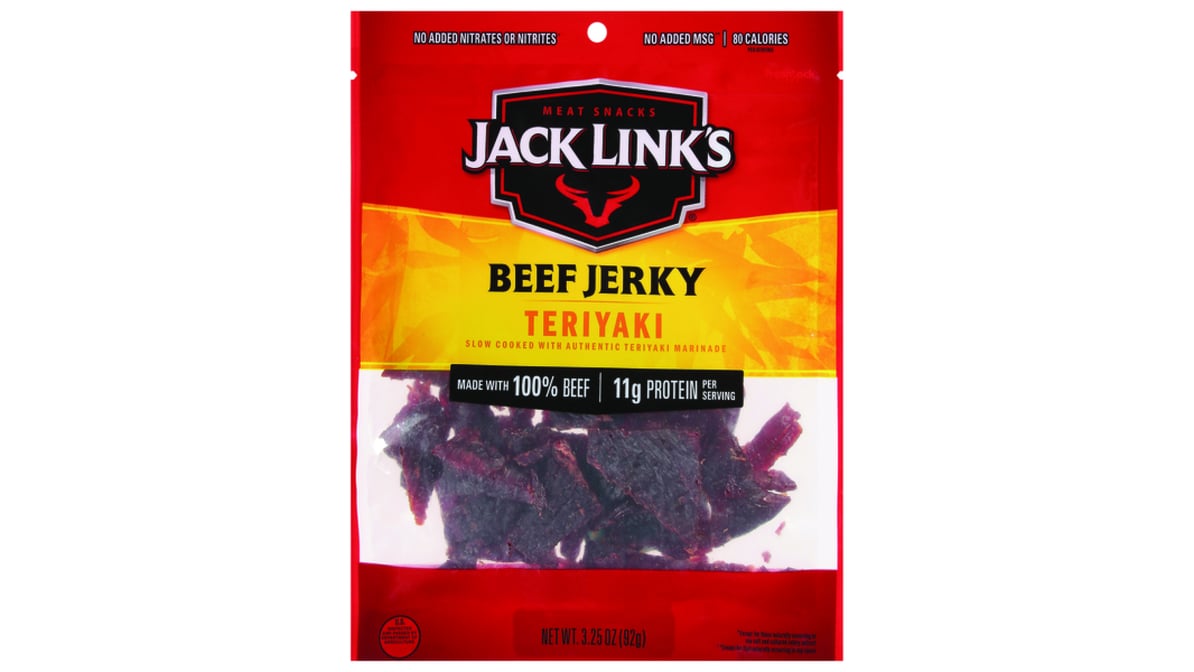 Jack Link's Beef Jerky, Teriyaki, 3.25oz