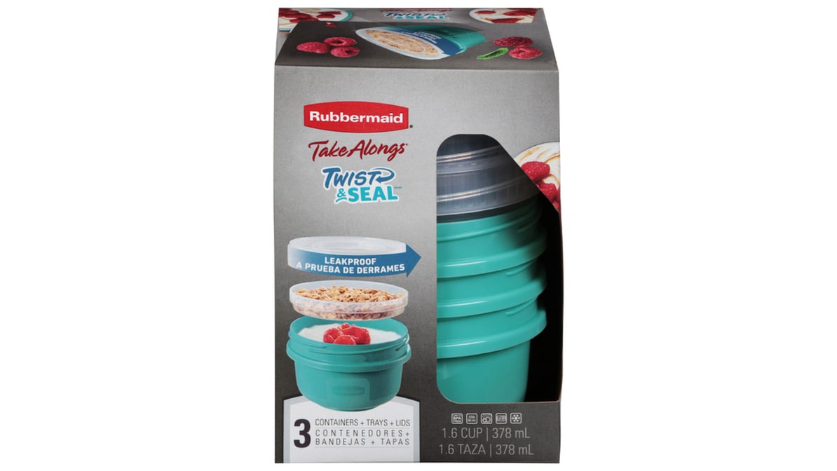Rubbermaid® Take Alongs® Twist and Seal™ Food Storage Containers, 3 pk -  City Market