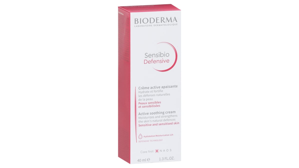 Bioderma Sensibio Defensive Active Soothing Cream (1.3 oz) Delivery -  DoorDash