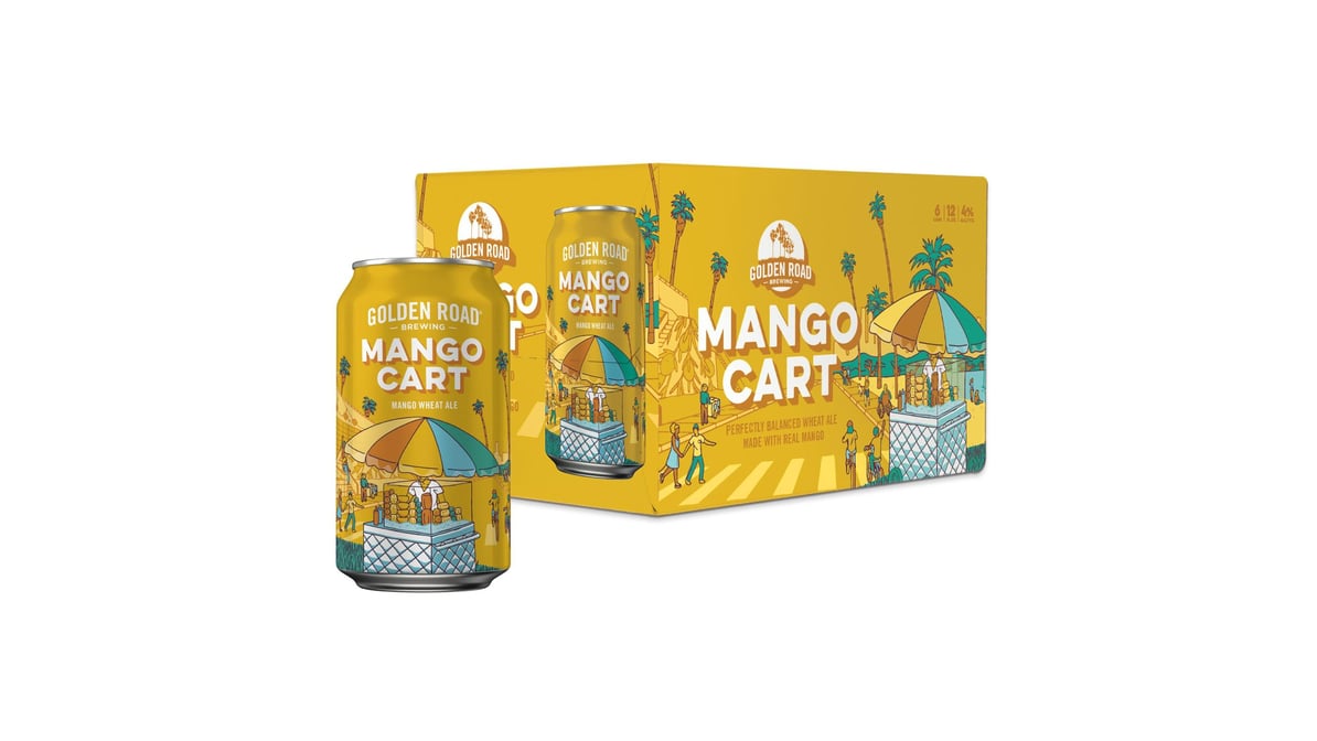 Golden Road Mango Cart Cans (12 oz x 6 ct) | Delivery Near Me - Doordash