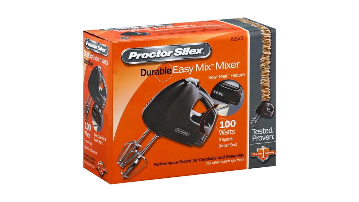 Proctor Silex® Easy Mix 5-Speed Hand Mixer - Black, 62507PS - 20295580