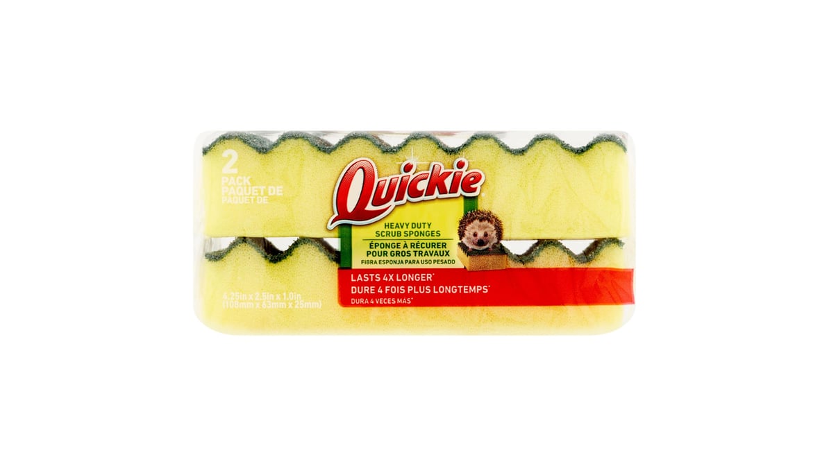 Quickie Heavy Duty Scrub Sponges (2 ct) | Delivery Near Me - Doordash