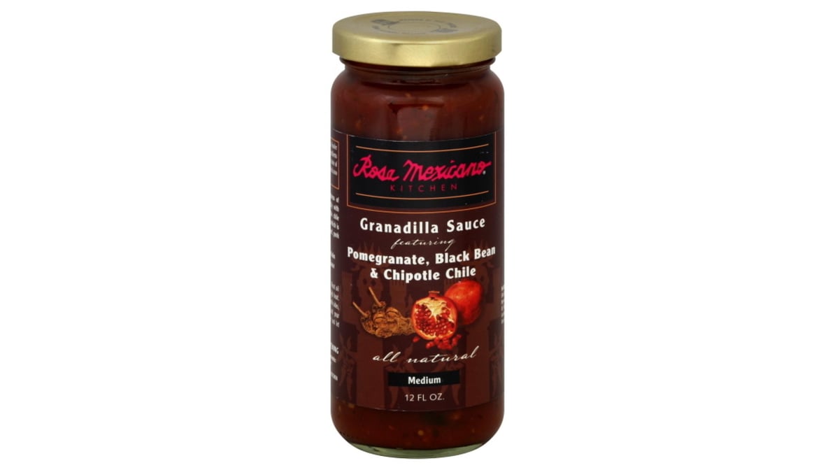 Rosa Mexicano Granadilla Sauce Pomegranate, Black Bean & Chipotle Chile  Medium (12 oz) | Delivery Near Me - Doordash