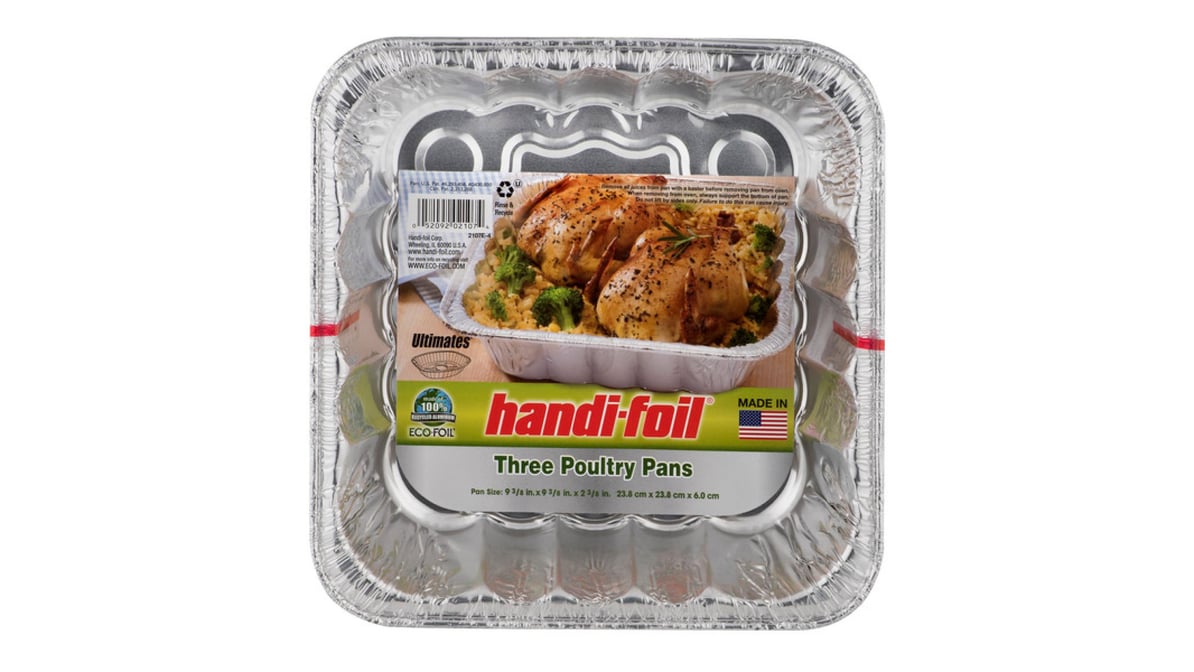 Handi Foil Pans Foil Heavy Duty Pie (3 ct) Delivery - DoorDash