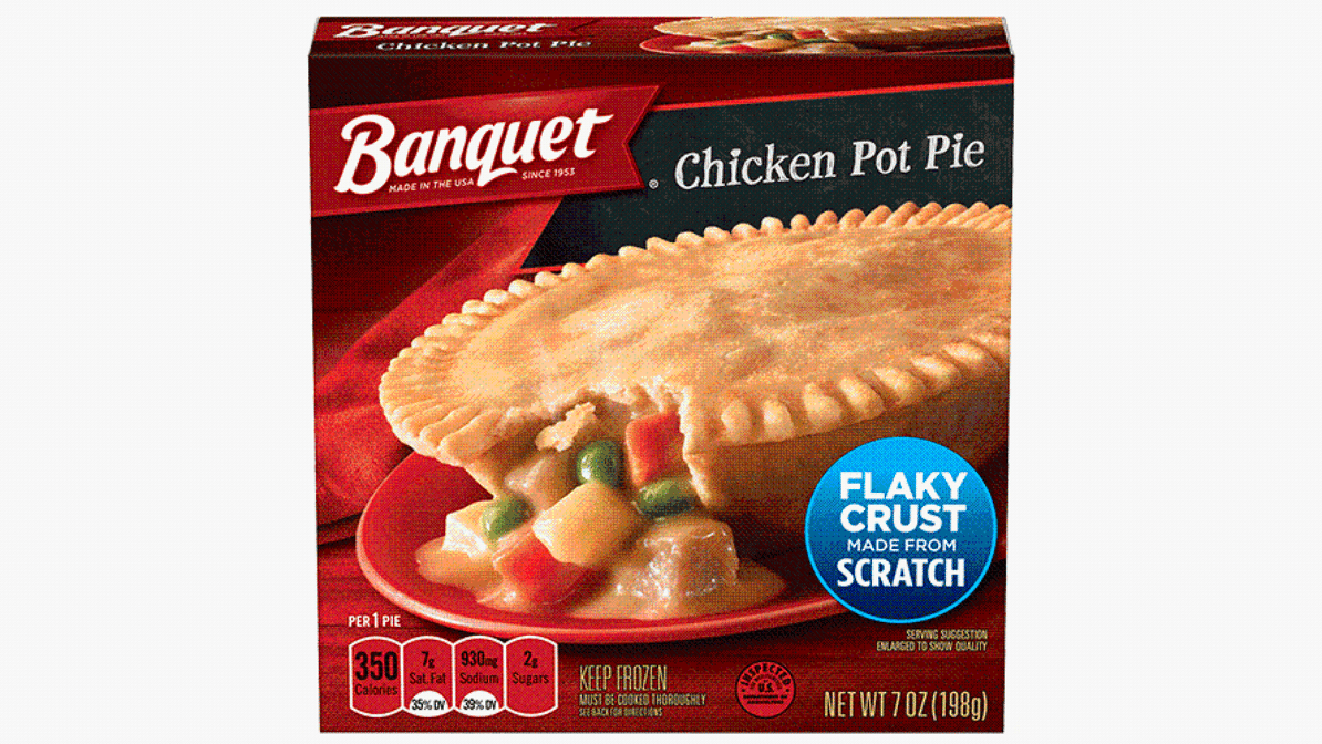 Banquet Chicken Pot Pie Frozen Dinner