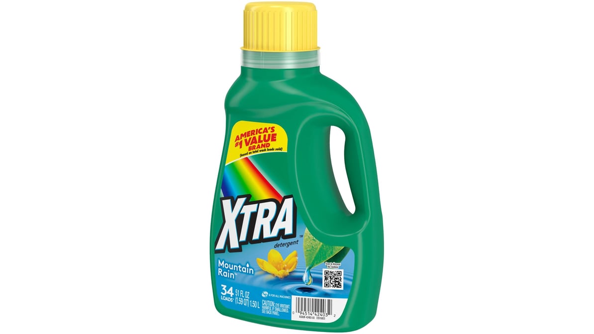 Xtra Mountain Rain Liquid Laundry Detergent (51 Oz) 