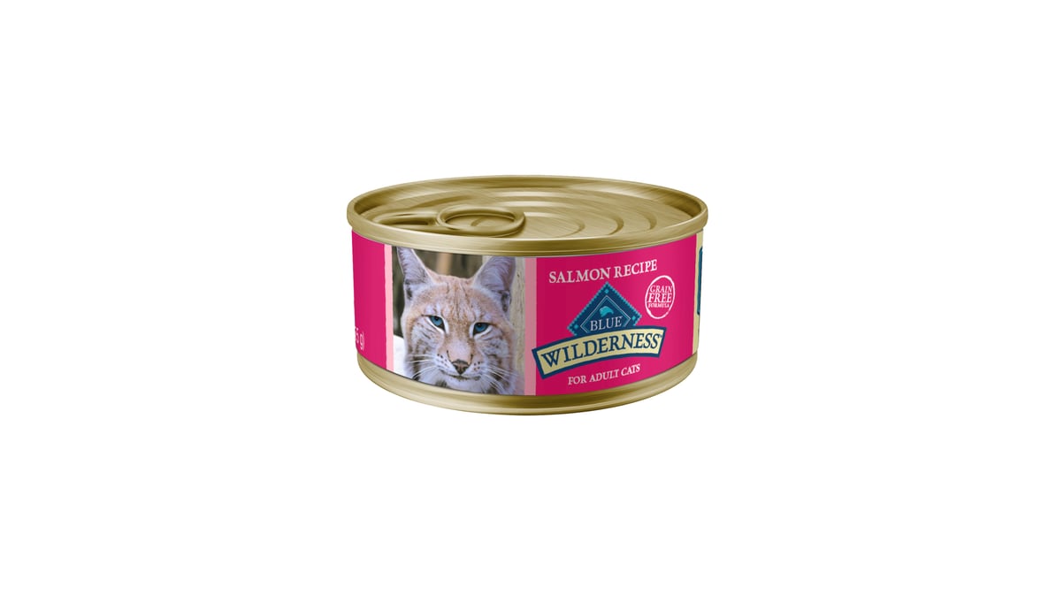 Blue wilderness salmon wet hotsell cat food