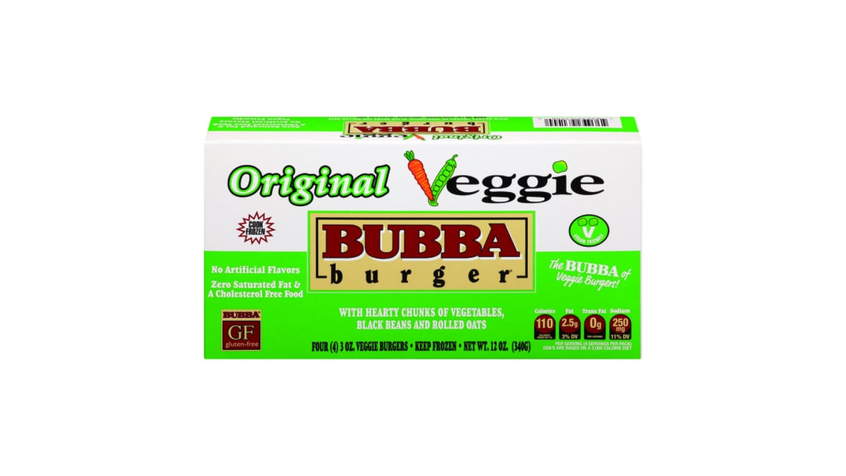 BUBBA Burger, Original Veggie Burger