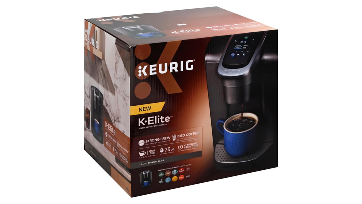 Keurig K-Elite K-Cup Pod Coffee Maker with Iced Coffee Setting