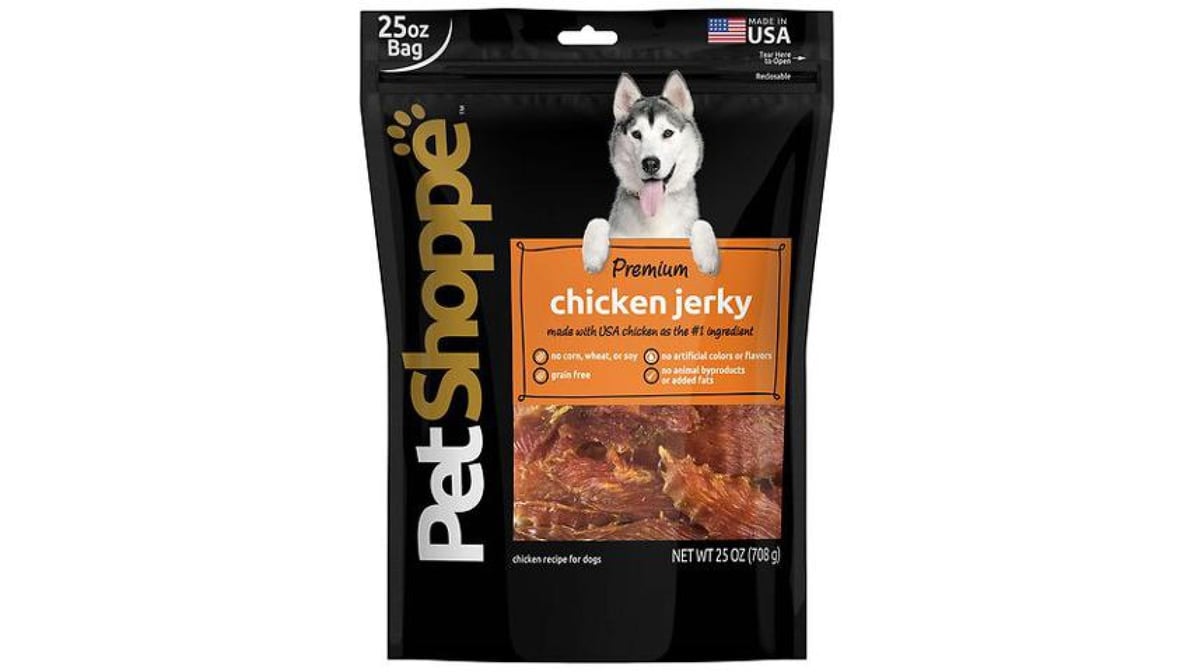 Petshoppe premium 2025 chicken jerky