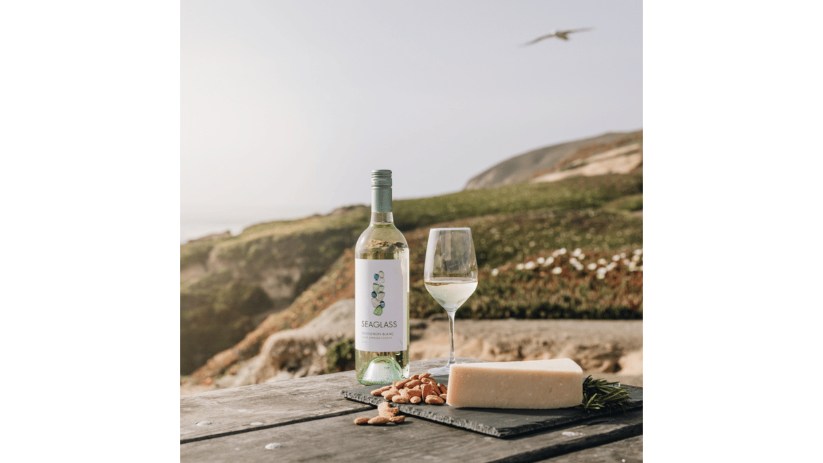 SEAGLASS Sauvignon Blanc White Wine - 750ml Bottle