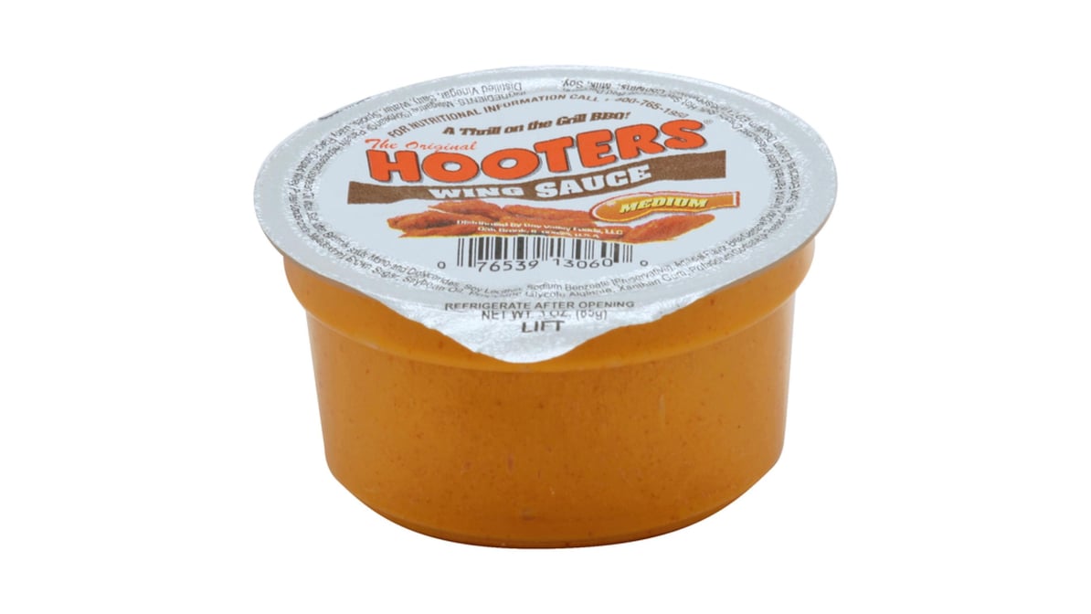 Hooters Wing Sauce Medium (3 oz) | Delivery Near Me - Doordash