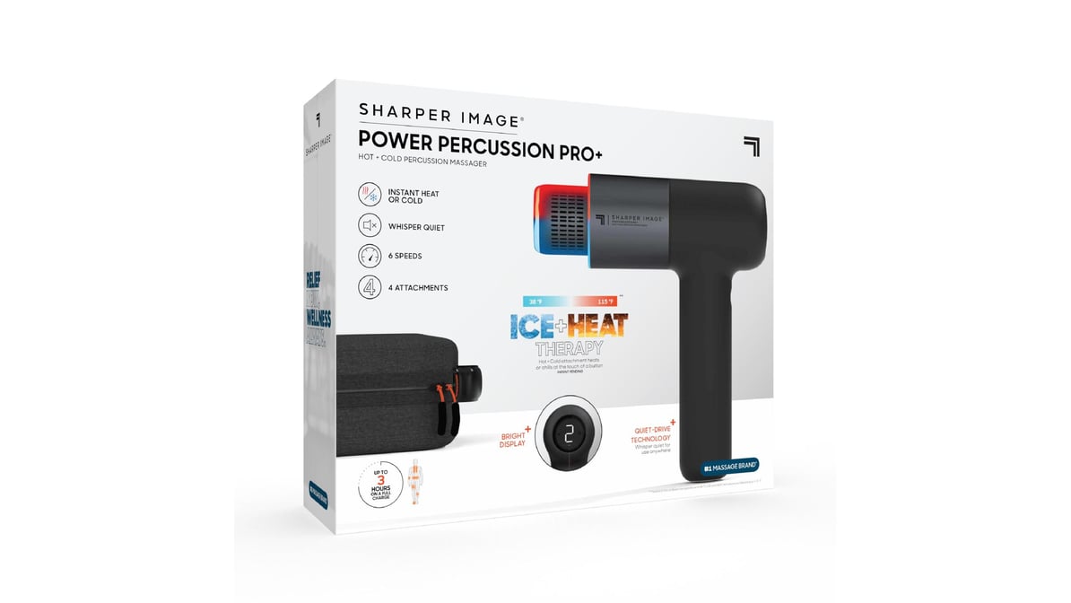 The Sharper Image Power Percussion Pro+ Hot + Cold Electric Massager |  Delivery Near Me - Doordash