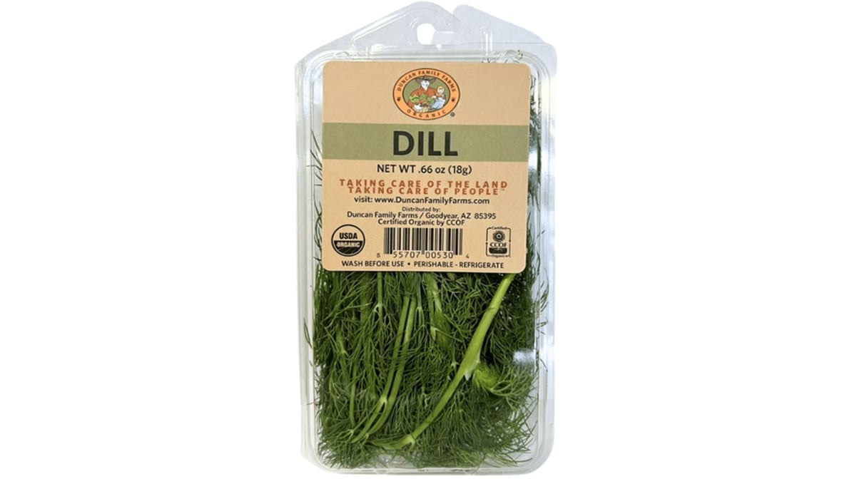 Duncan Family Farms Organic Dill (0.66 oz) | Delivery Near Me - Doordash