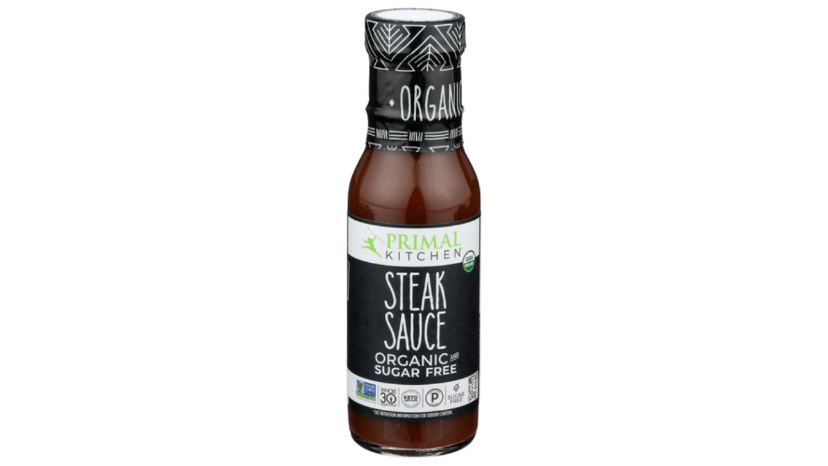 Primal Kitchen Steak Sauce, Organic and Sugar Free - 8.5 oz