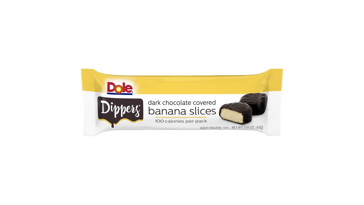 Dole Dippers Dark Chocolate Covered Banana Slices (1.55 oz) | Delivery ...