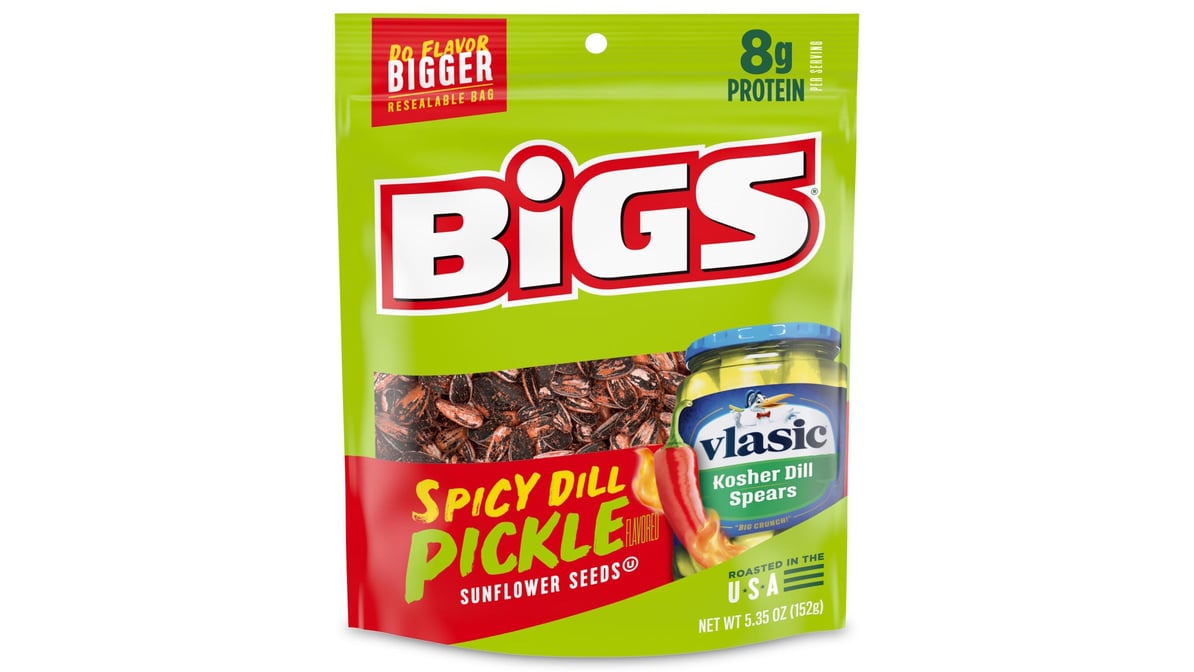 Bigs Vlasic Spicy Dill Pickle Sunflower Seeds (5.35 Oz) | Delivery Near ...