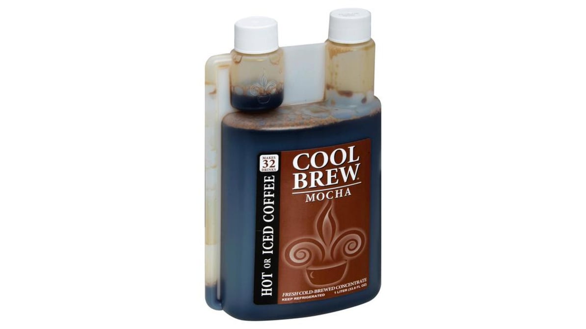 CoolBrew Mocha Hot or Iced Coffee, 16.9 fl oz. Cold Brewed Coffee. 