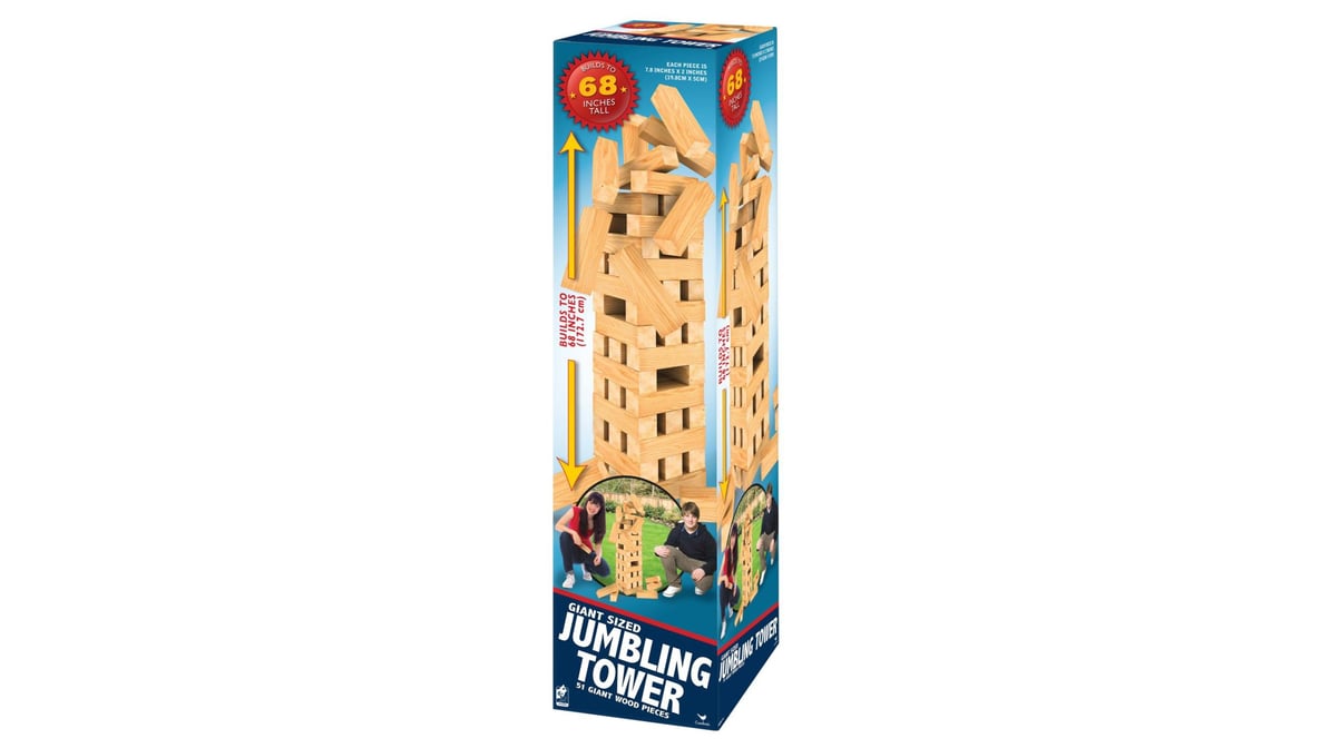 New Giant Jumbling Tower 51 Piece deals Wooden