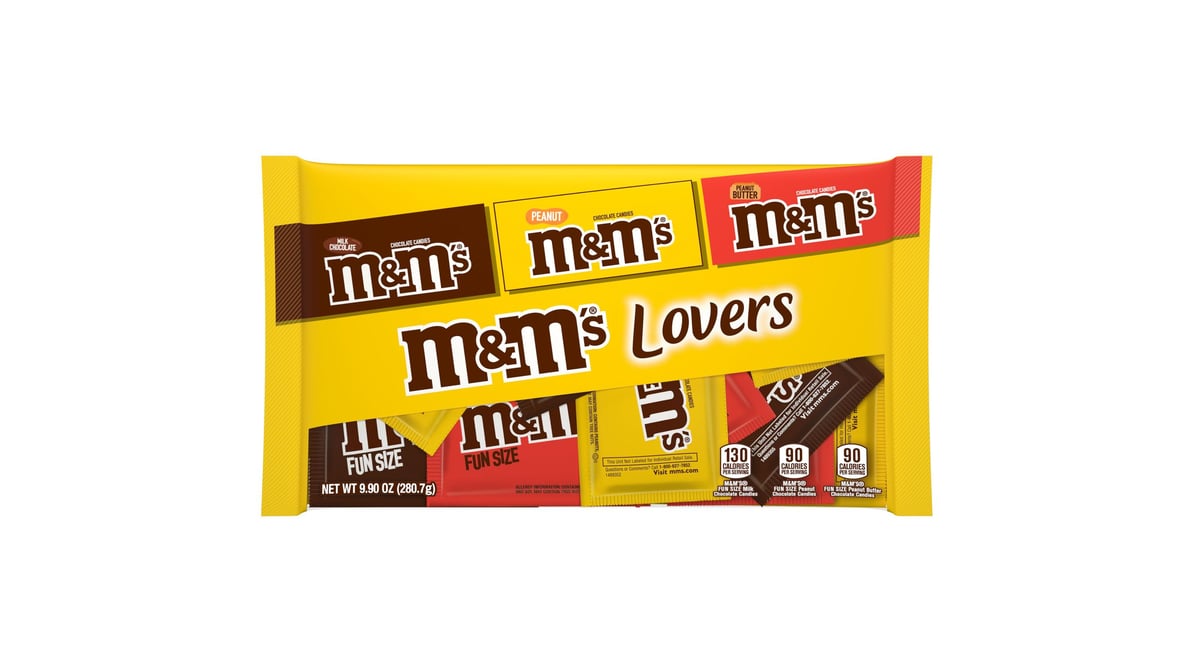 M&M'S Variety Mix Fun Size Lovers Chocolate Candies 9.9 oz