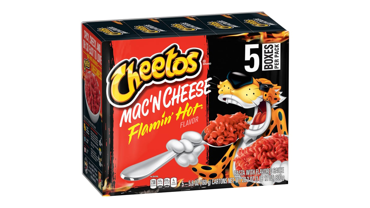 Cheetos Flamin' Hot Flavor Mac'n Cheese, 5.6 oz