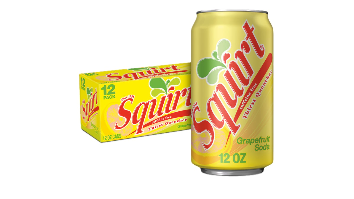 Squirt Grapefruit Soda Cans (12 oz x 12 ct) | Delivery Near Me - Doordash