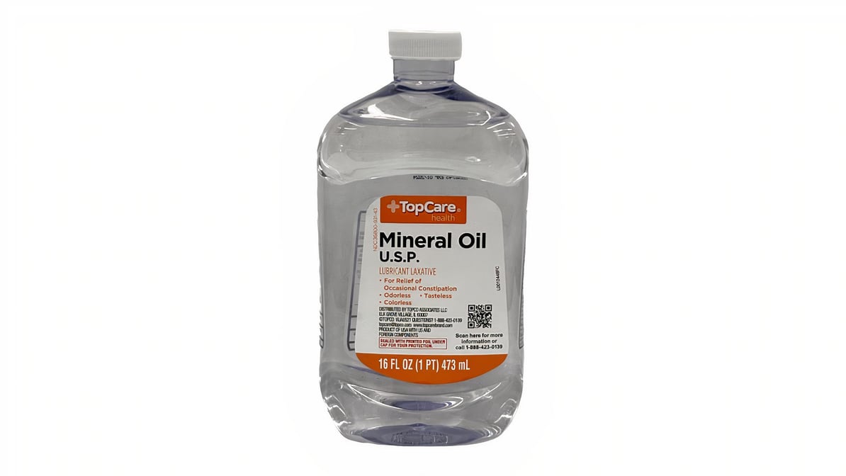 Top Care® Mineral Oil Usp Extra Heavy Lubricant Laxative 16 Fl Oz Plastic  Bottle, Digestive