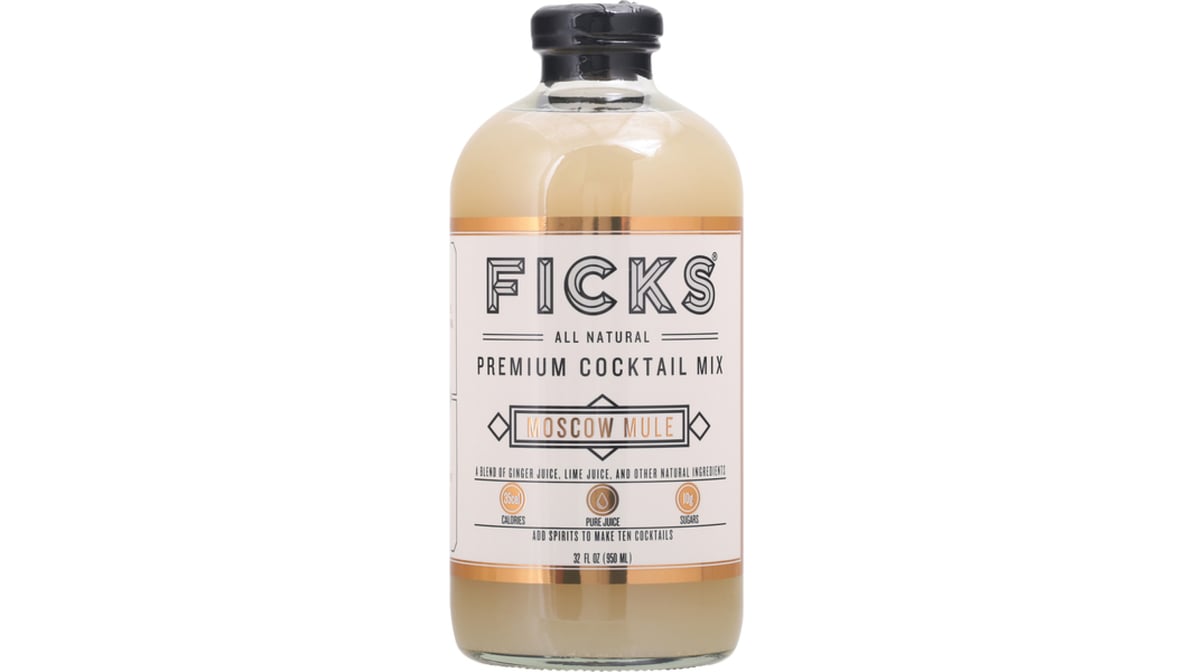 Ficks Premium Moscow Mule Cocktail Mix (32 oz) | Delivery Near Me - Doordash